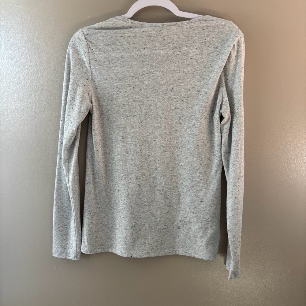 Lilla P Heather Gray Long Sleeve Tee - Picture 3 of 5